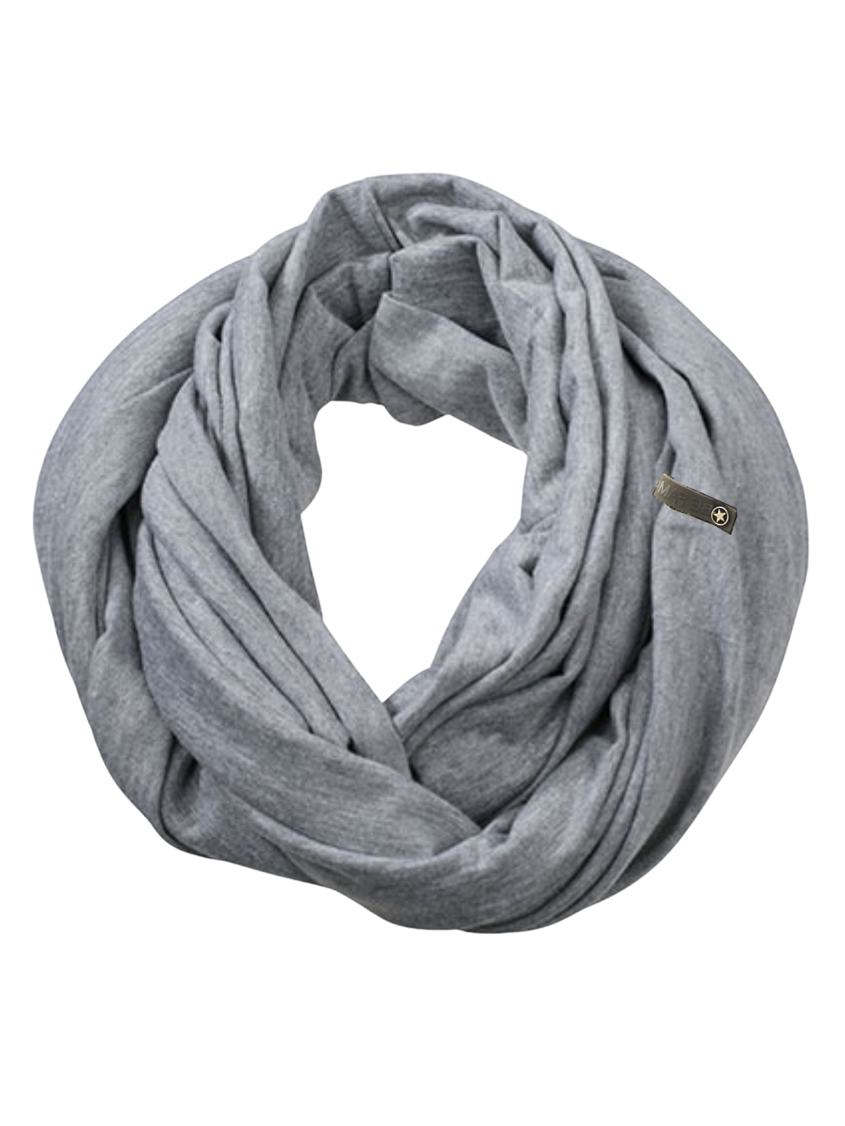 Be Famous Jersey Heather Loop Scarf (doppelt)  SV02 Grey Heather