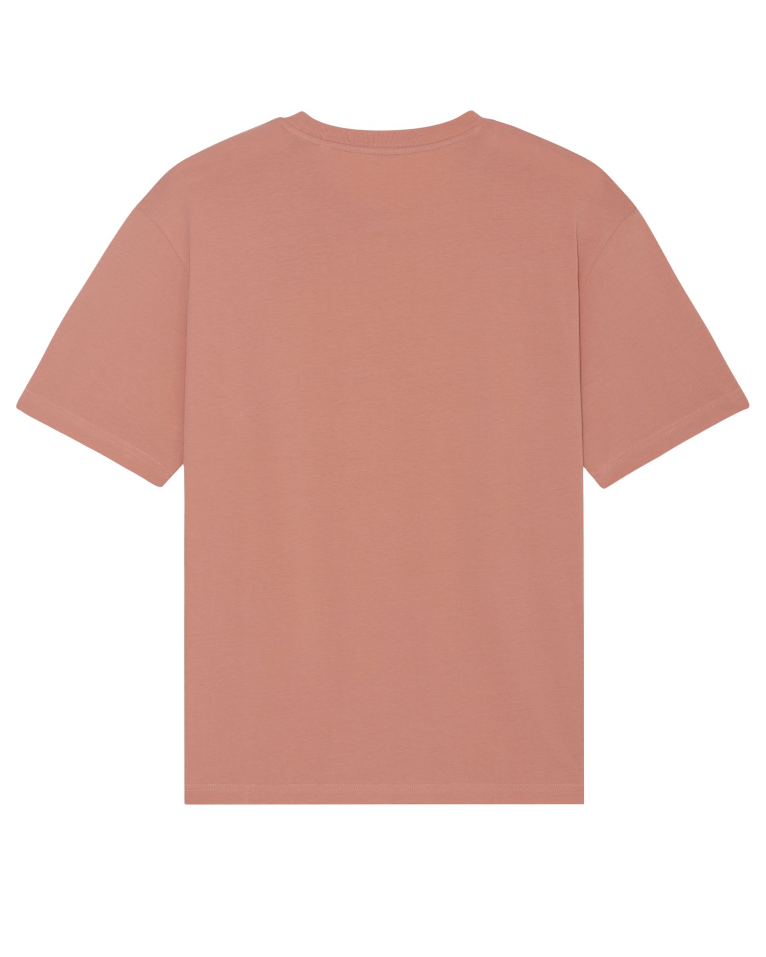 Be Famous Organic Unisex Relaxed T-shirt Rose Clay XXL