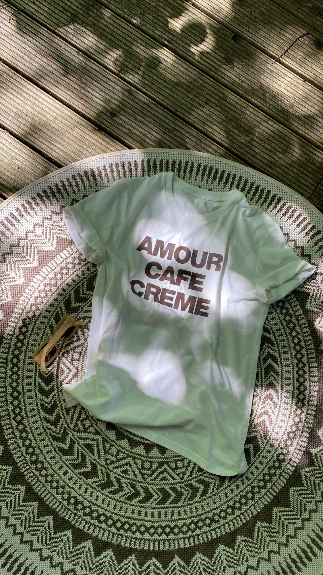 T SHIRT AMOUR CAFE CREME offwhite offwhite/brown XL