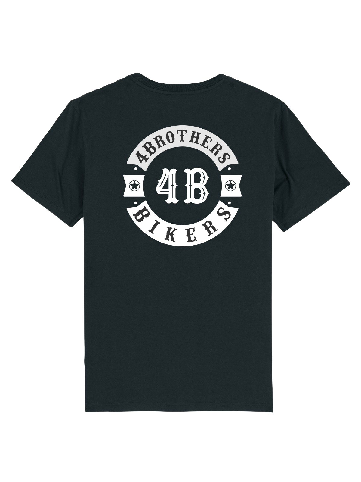 4Brothers T-Shirt 4B patch T-Shirt Tire Black 5XL