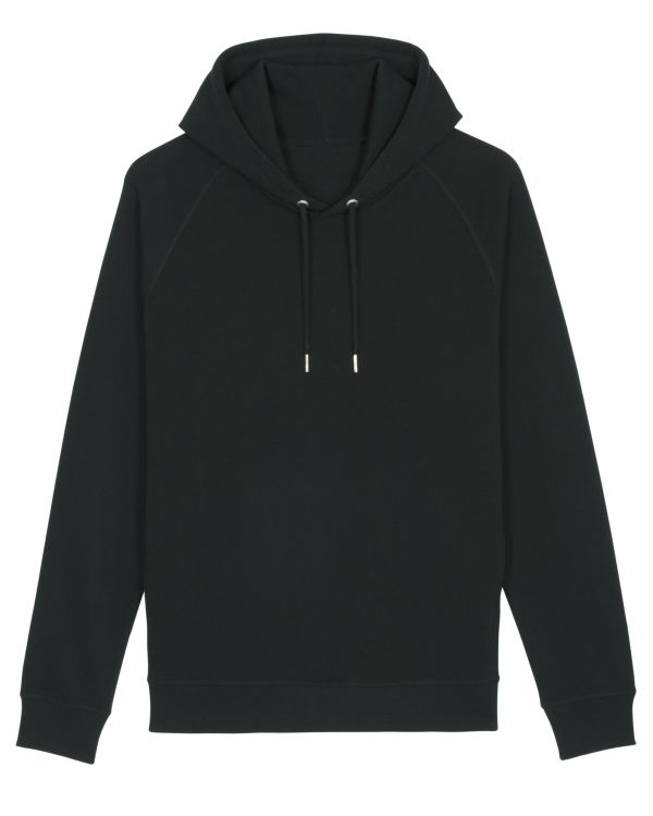 Be Famous Unisex Side Pocket Hooded Sweatshirt Black XXS