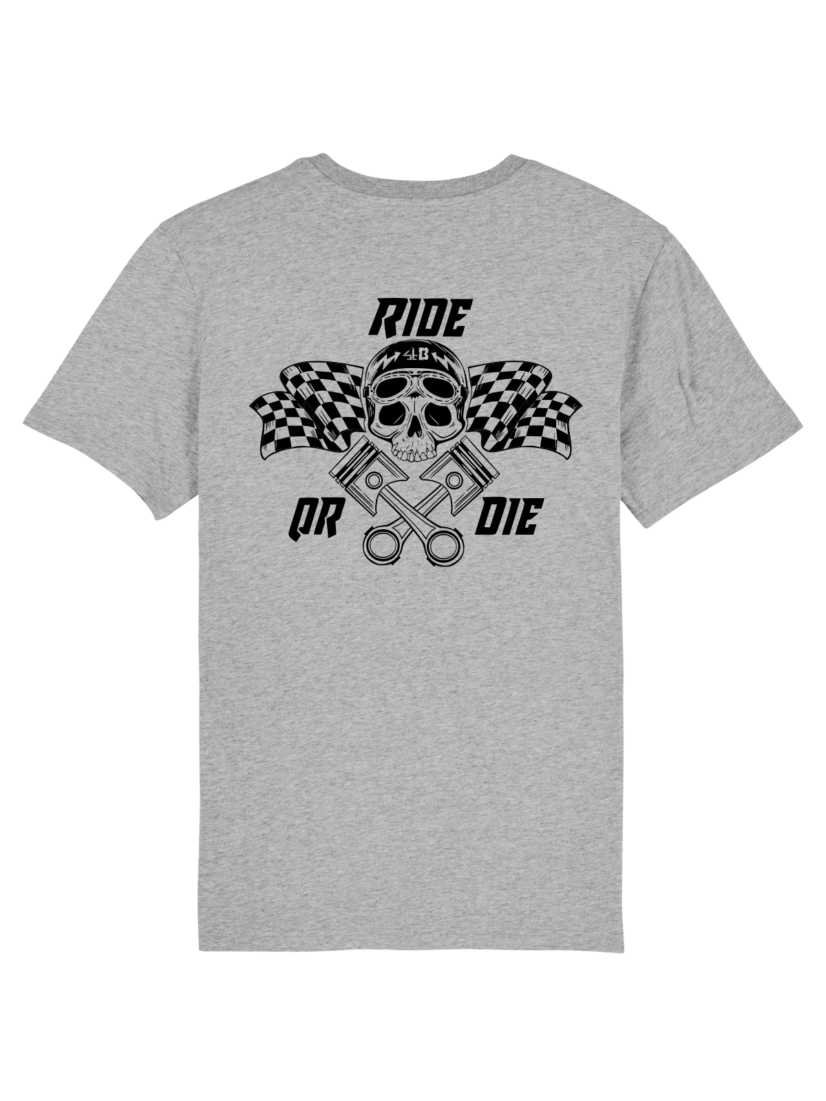4Brothers T-Shirt ride or die  T-Shirt Road Grey 5XL
