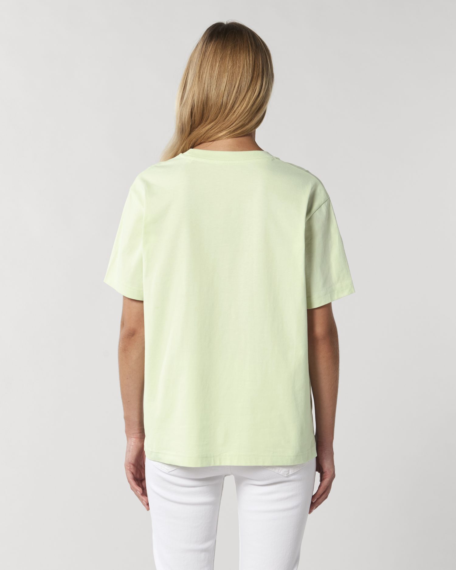 Be Famous Organic Unisex Relaxed T-shirt Stem Green XXL