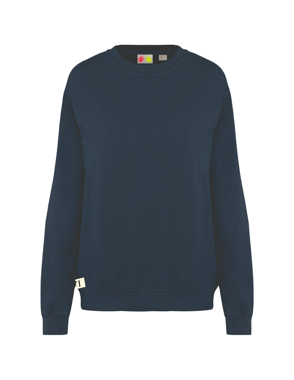 LL Oversized Terry Sweater navy