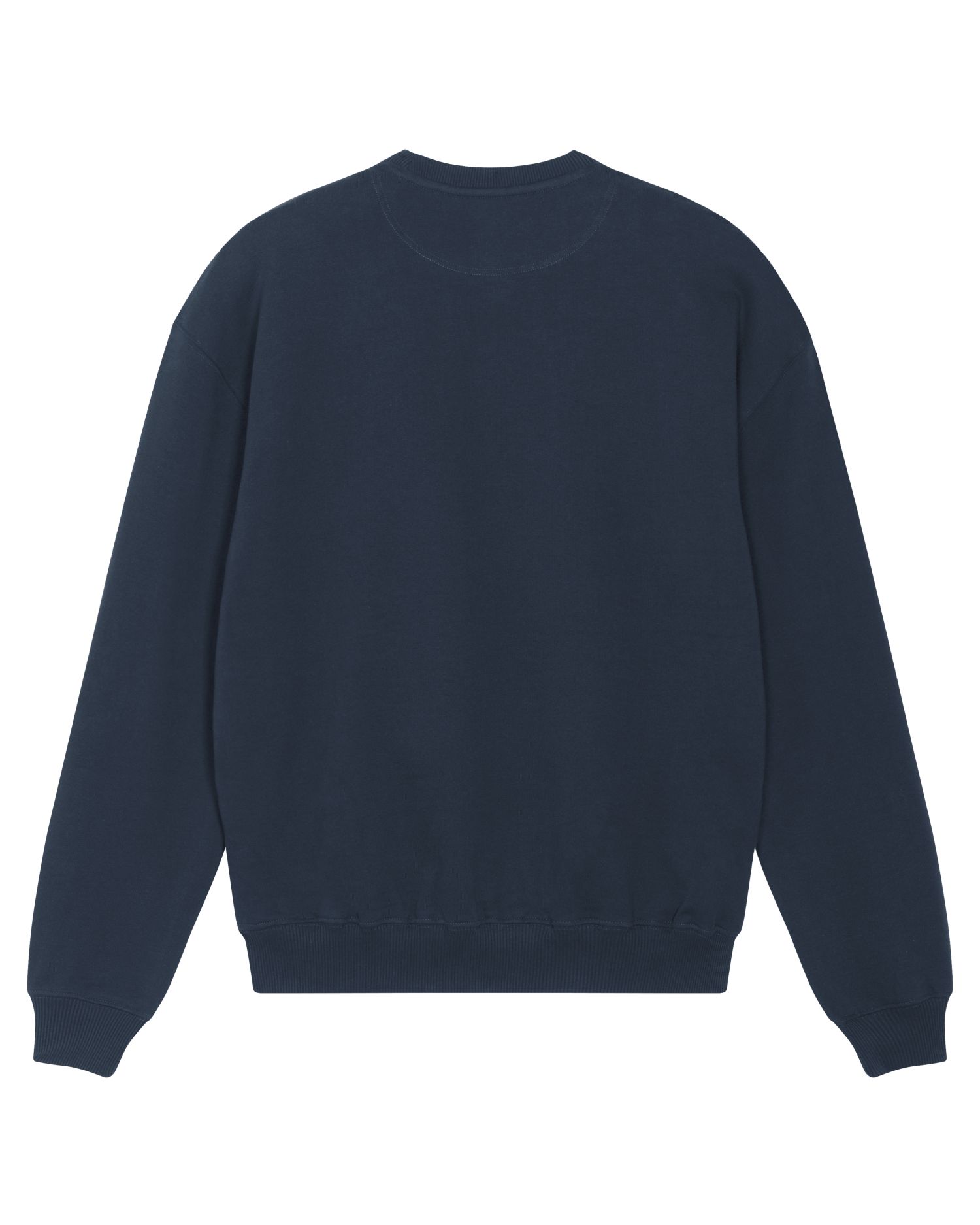 Be Famous Unisex Organic Oversized Sweatshirt Dry Hand Feel French Navy 3XL
