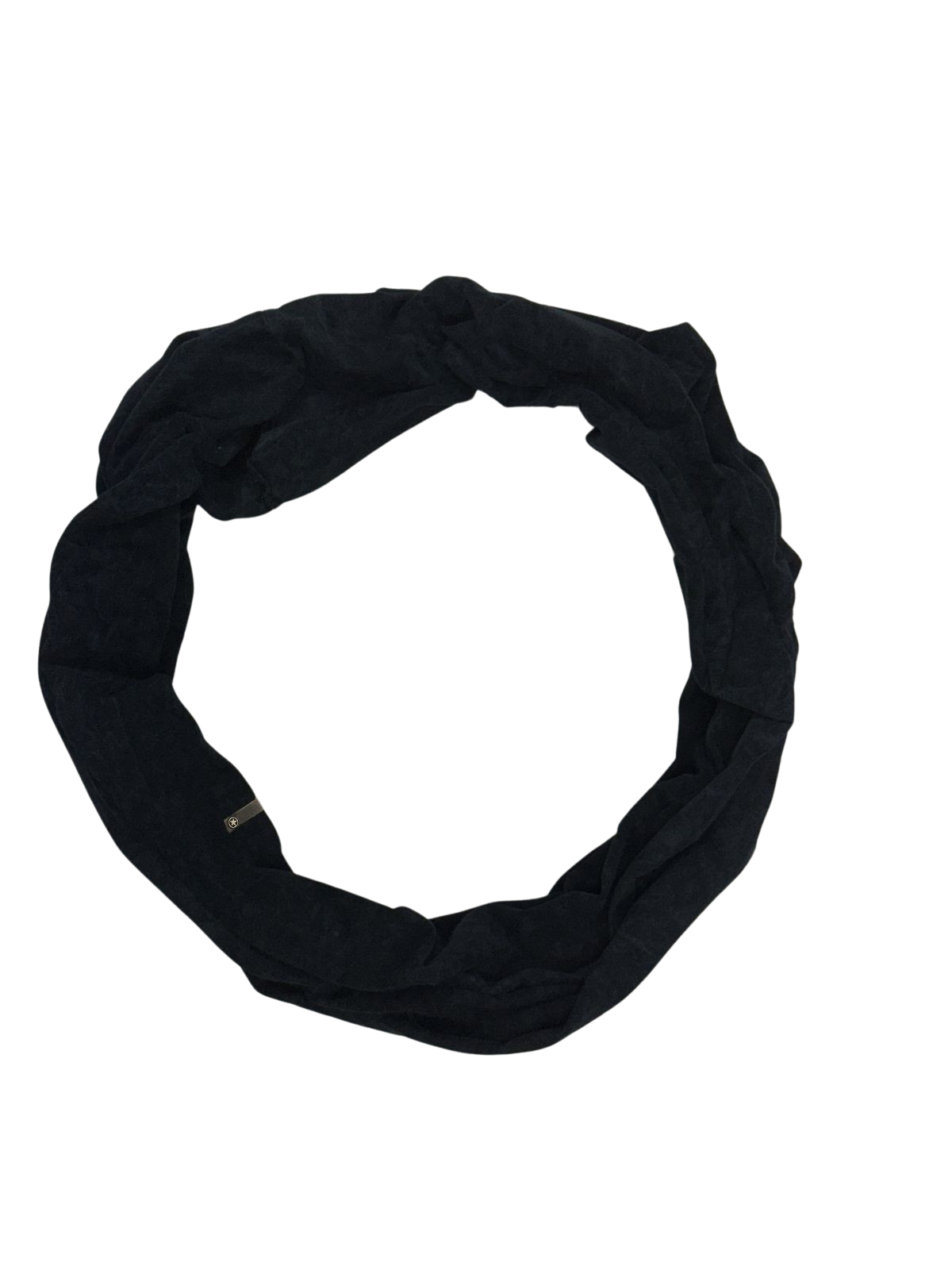Be Famous Jersey Cotton Washed Loop Scarf (doppelt)  SV04W Black Wash