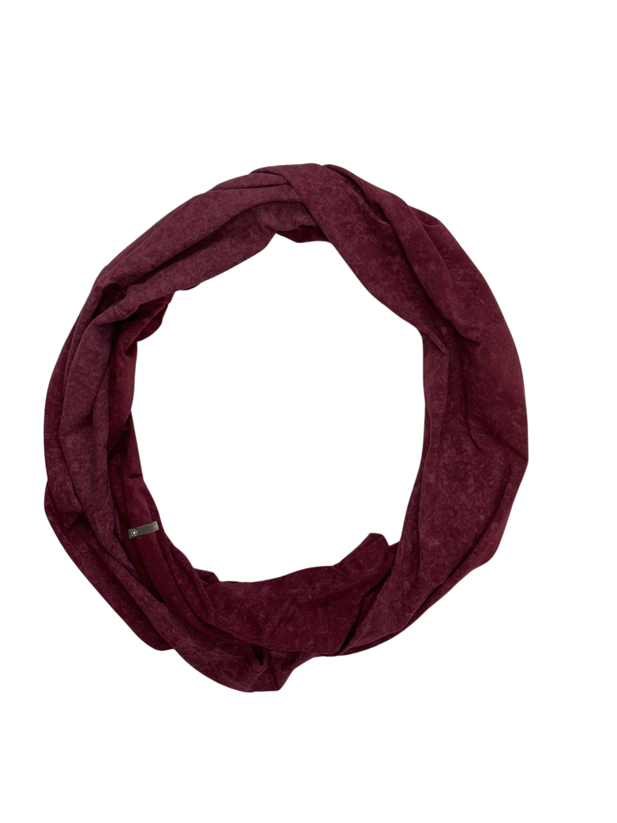 Be Famous Jersey Cotton Washed Loop Scarf (doppelt)  SV04W Burgund Wash