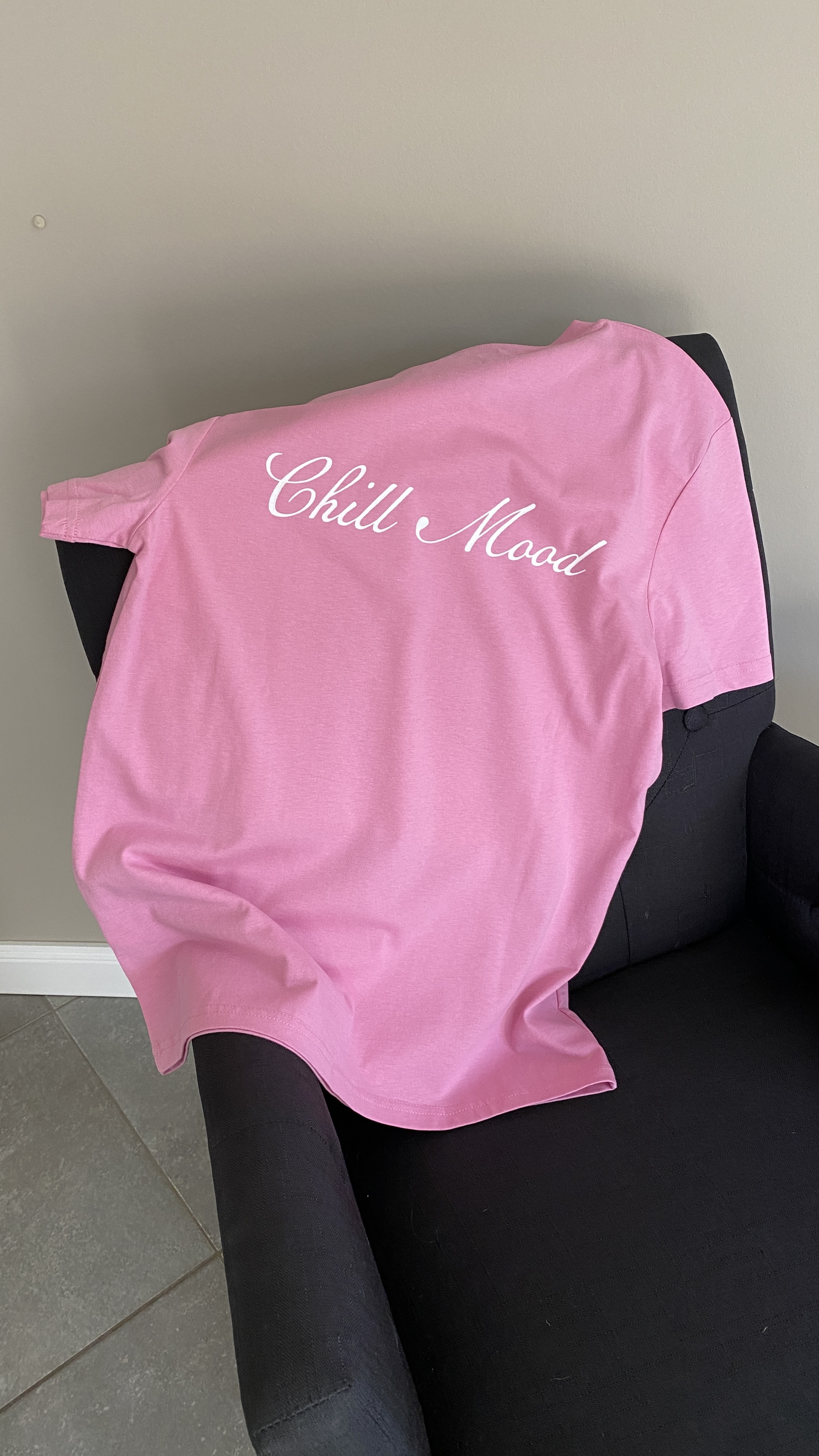 T Shirt Chill Mood bubble pink XXL