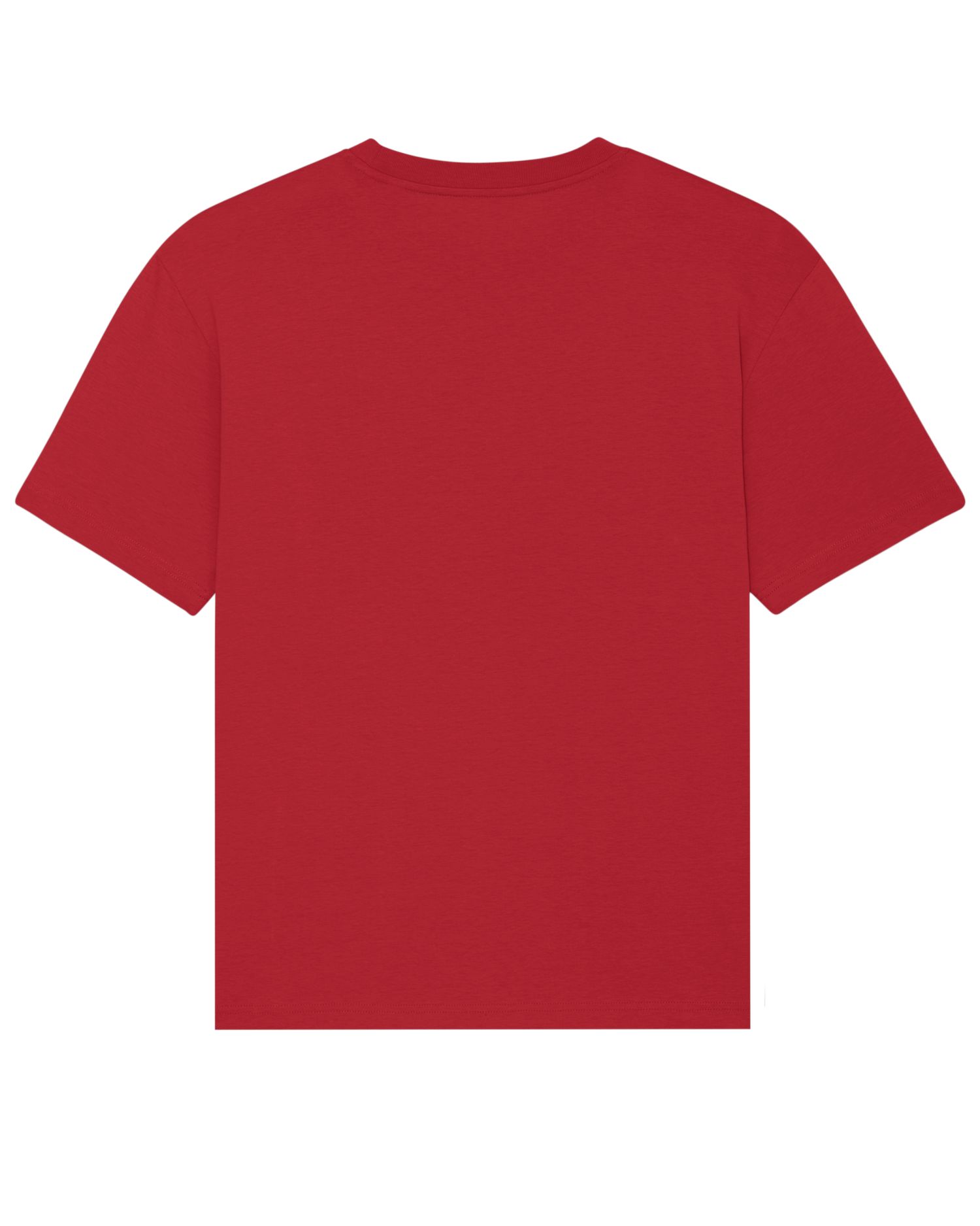 Be Famous Organic Unisex Relaxed T-shirt Red XXL