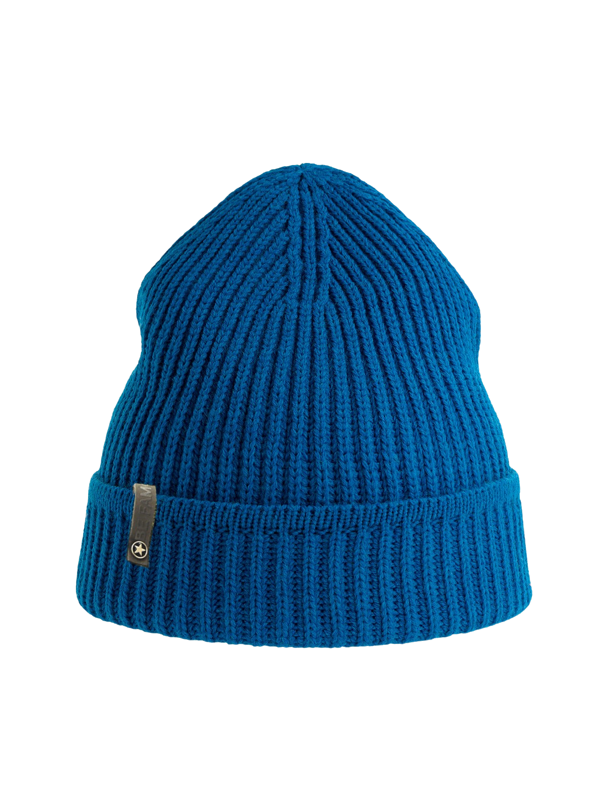 Be Famous Heavy Rib-Cuffed Beanie 60% Recycled Polyester B2202 Royal