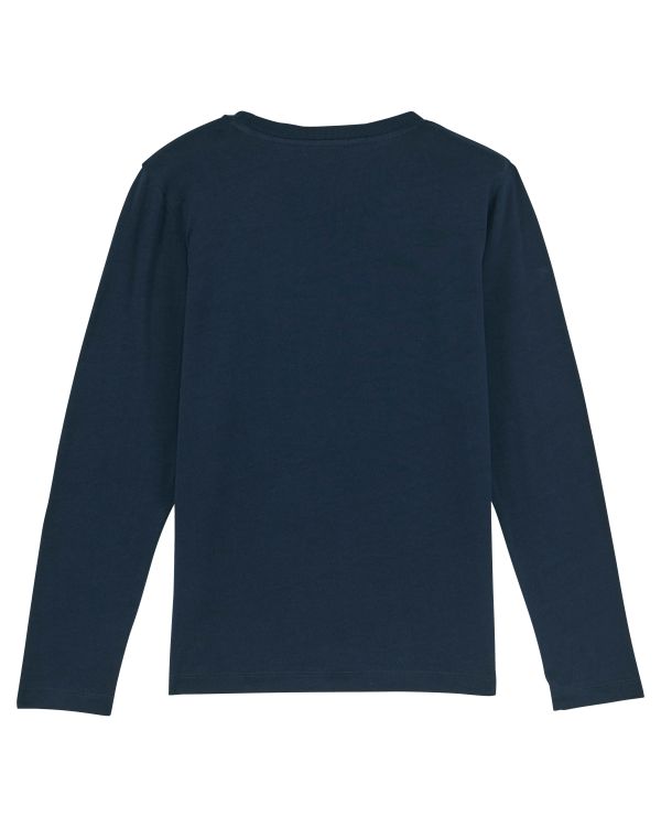 Be Famous Organic Longsleeve Kids French Navy 12-14