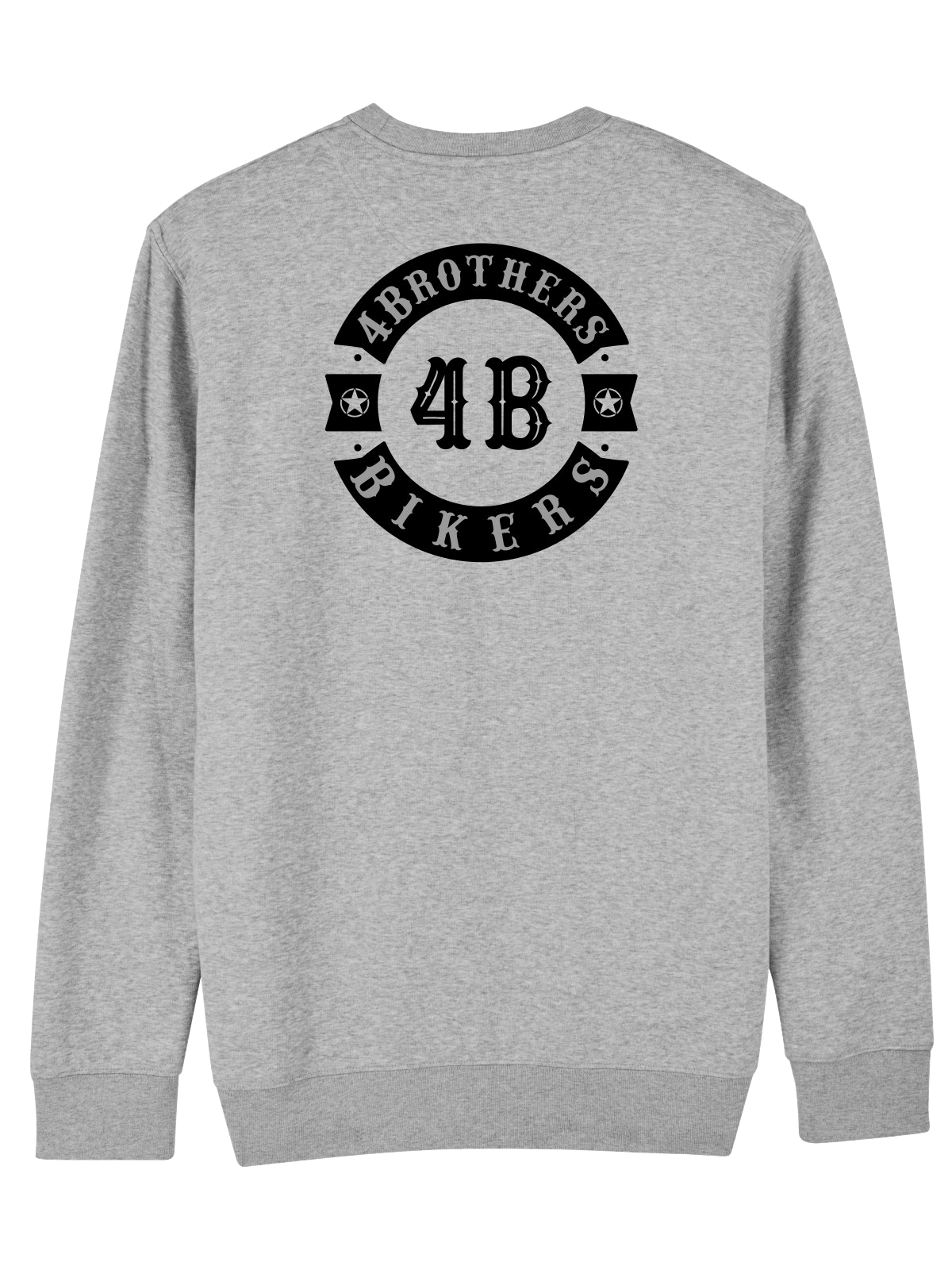 4Brothers Sweatshirt 4B patch  Sweatshirt Road Grey 4XL