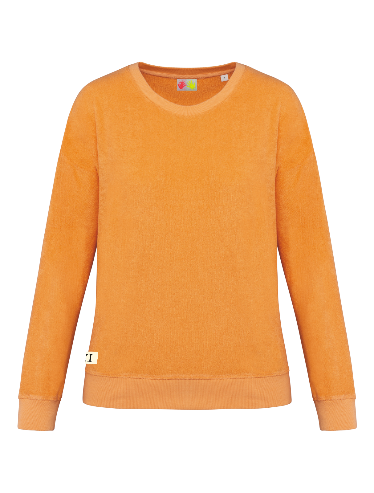 LL Oversized Terry Towel Sweater apricot