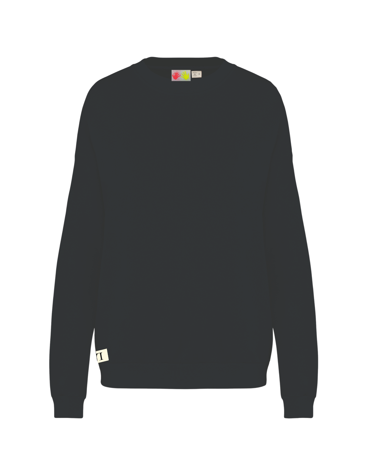 LL Oversized Terry Sweater black
