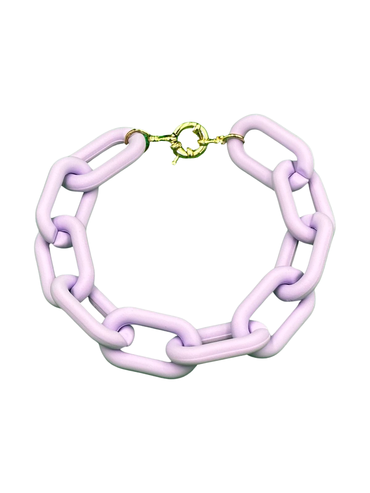 Be Famous Rubber Chain Bracelet lilac BFACC066