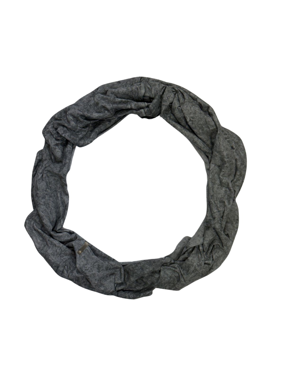 Be Famous Jersey Cotton Washed Loop Scarf (doppelt)  SV04W Grey  Wash