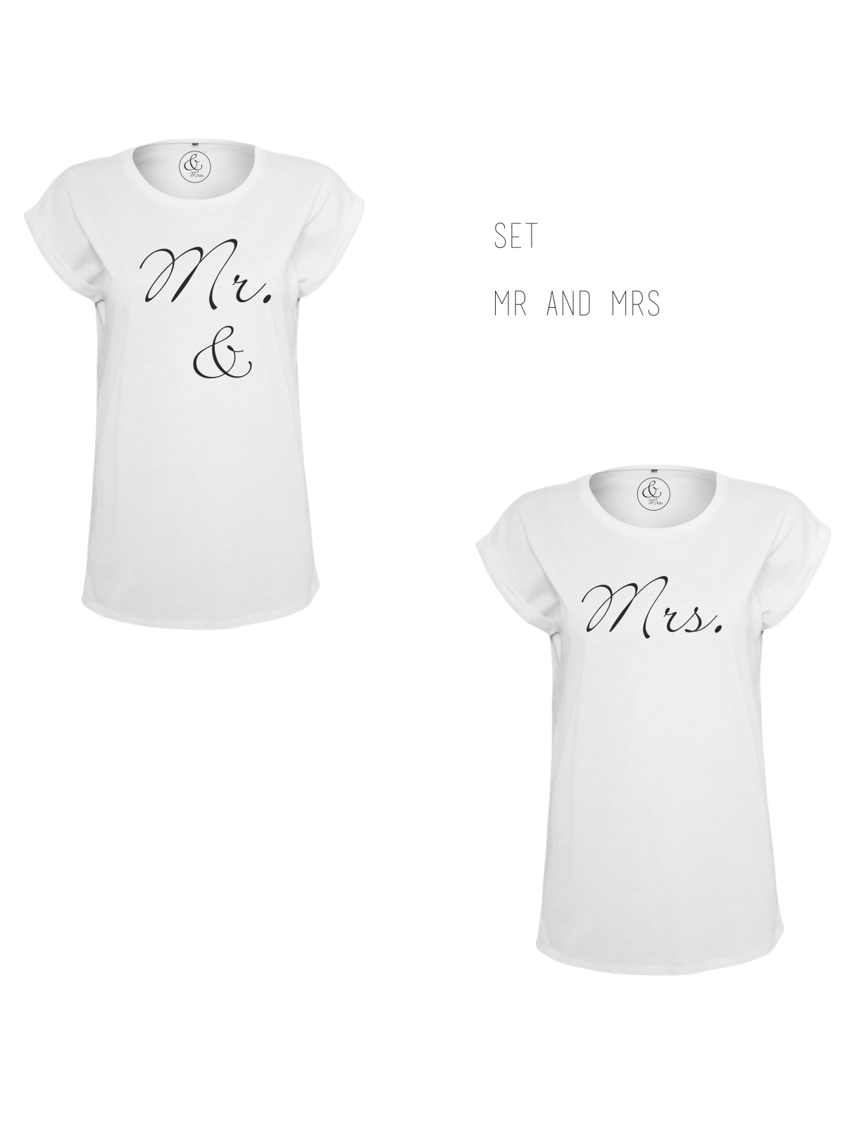 T- Shirt Set Mr& Mrs