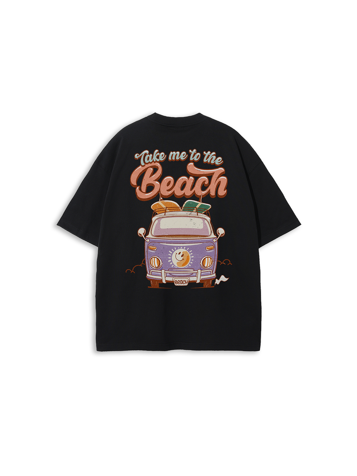 Beach T-Shirt Black XXL