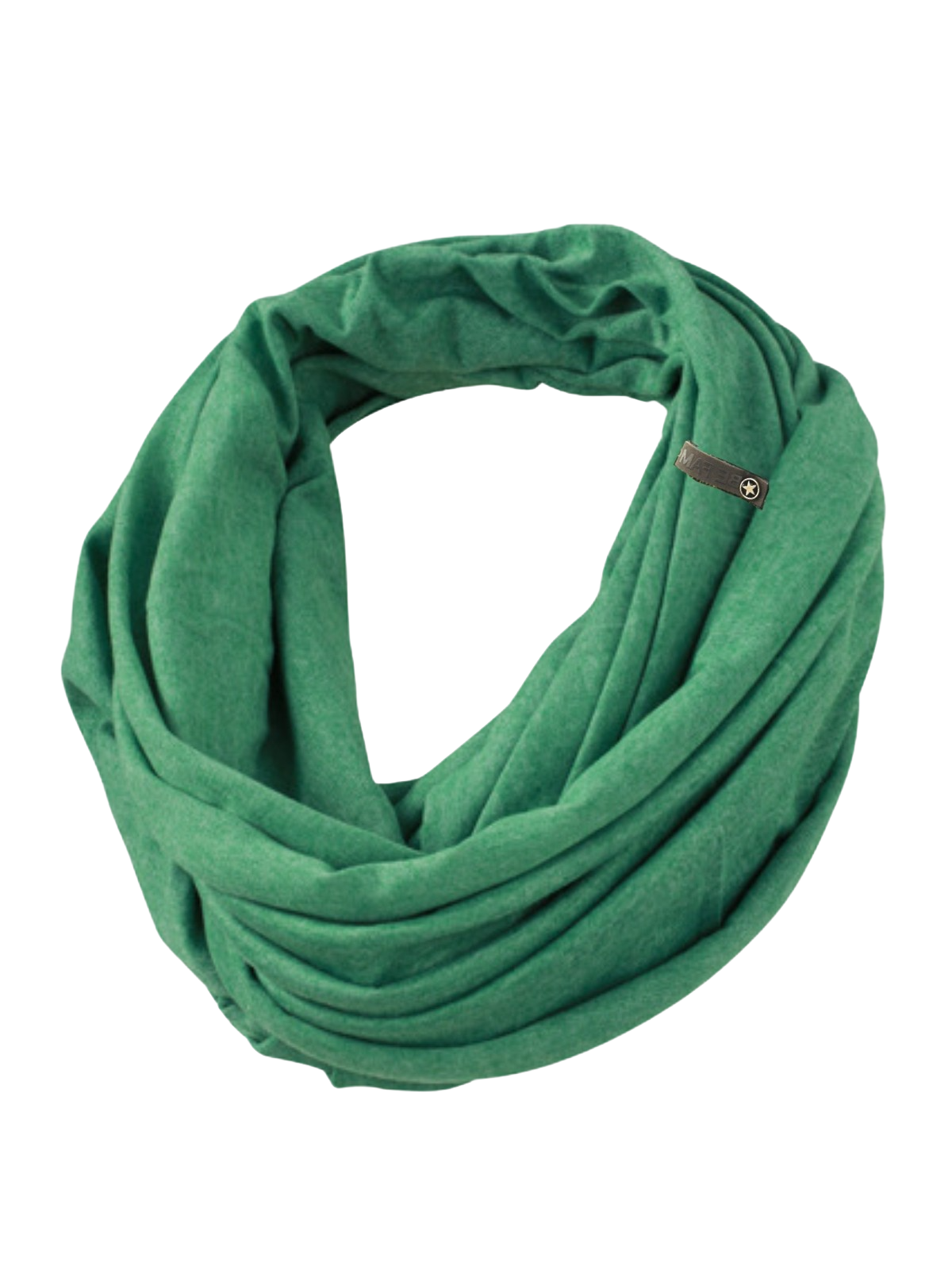 Be Famous Jersey Heather Loop Scarf (doppelt)  SV02 Green Heather