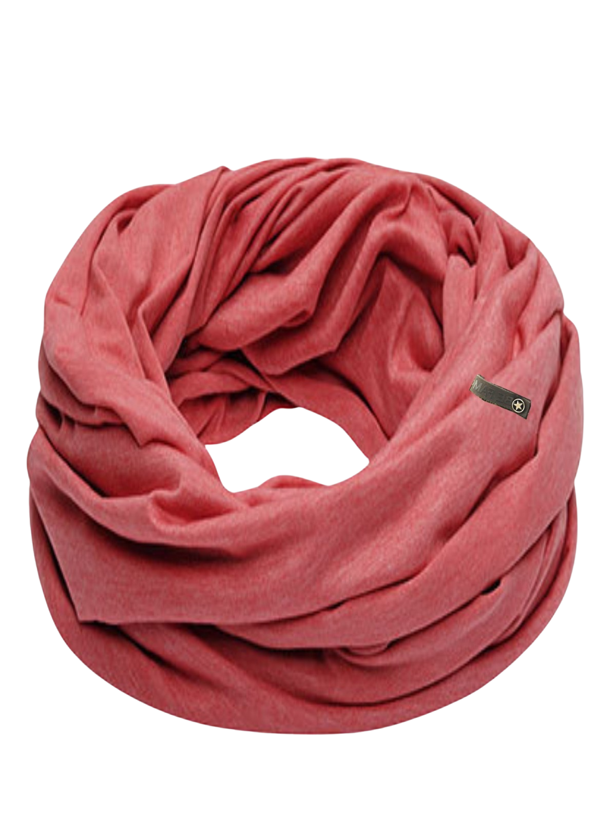 Be Famous Jersey Heather Loop Scarf (doppelt)  SV02 Red Heather